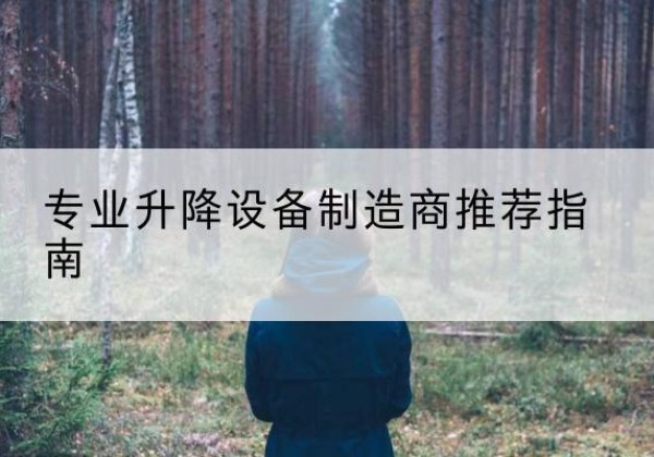 金乡电动剪叉升降平台厂家-专业升降设备制造商推荐指南